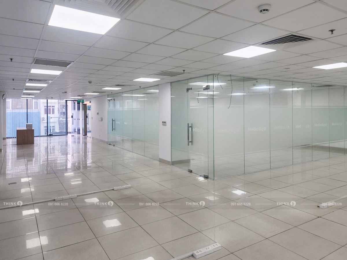 Mặt bằng văn phòng cho thuê điển hình toà nhà ICT Building 19 Lê Thanh Nghị