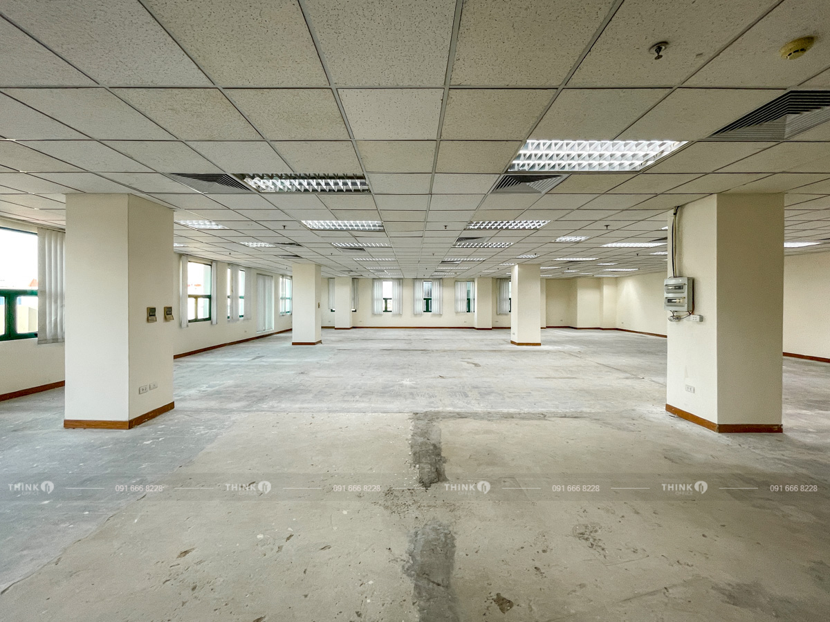 Mặt bằng văn phòng cho thuê điển hình toà nhà King Building