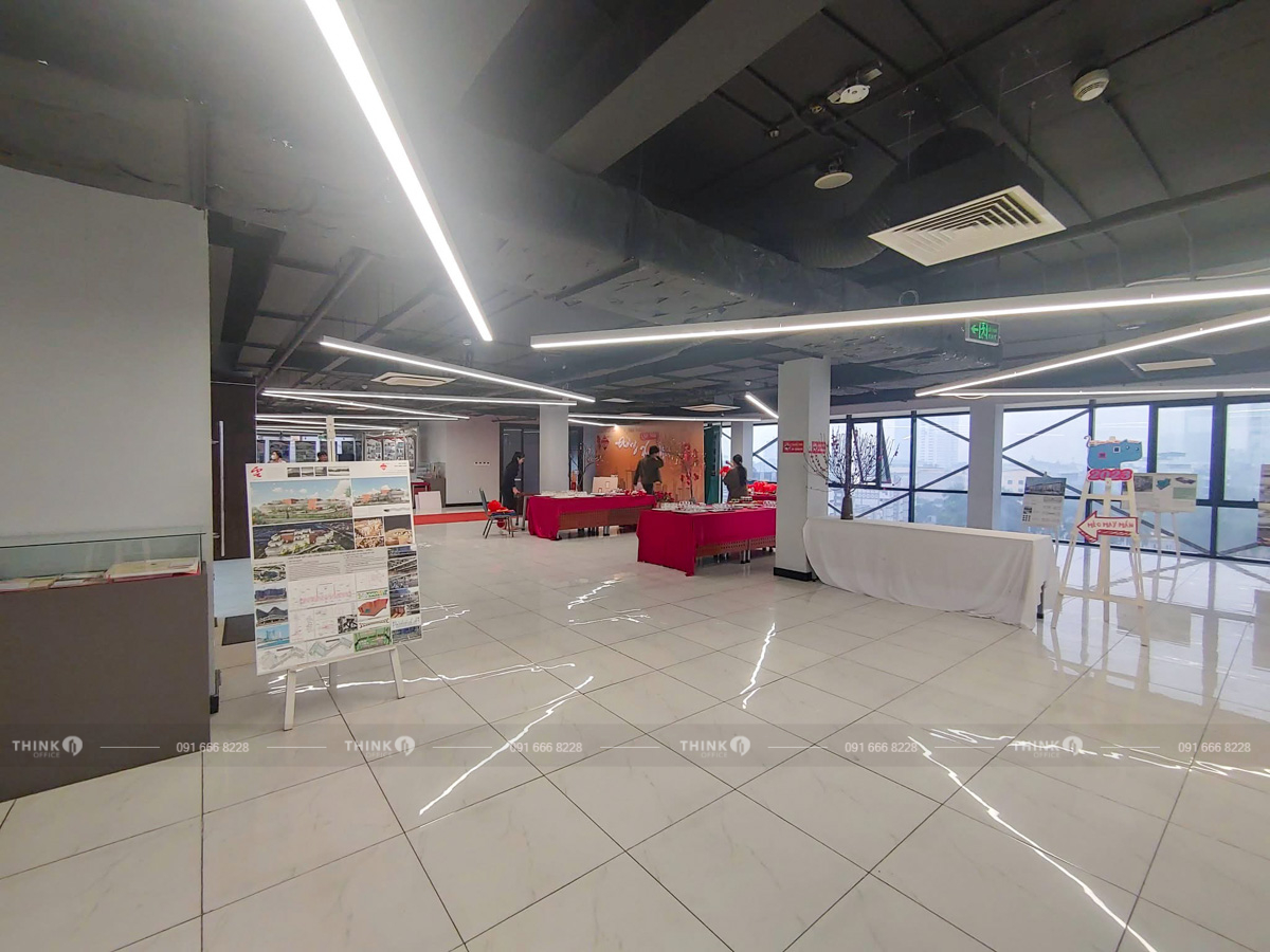 Mặt bằng văn phòng cho thuê điển hình toà nhà VNCC Building