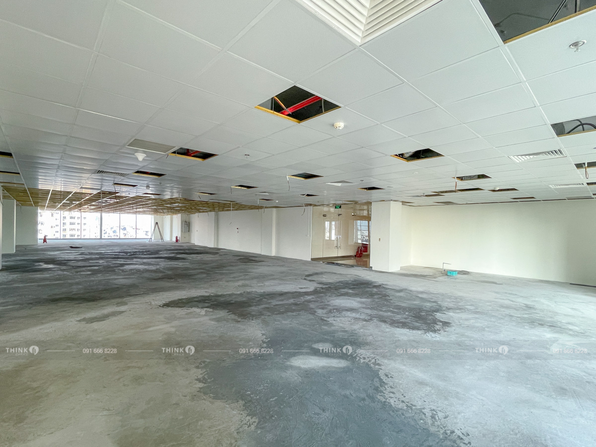 Mặt bằng văn phòng điển hình cho thuê Geleximco Building Hoàng Cầu