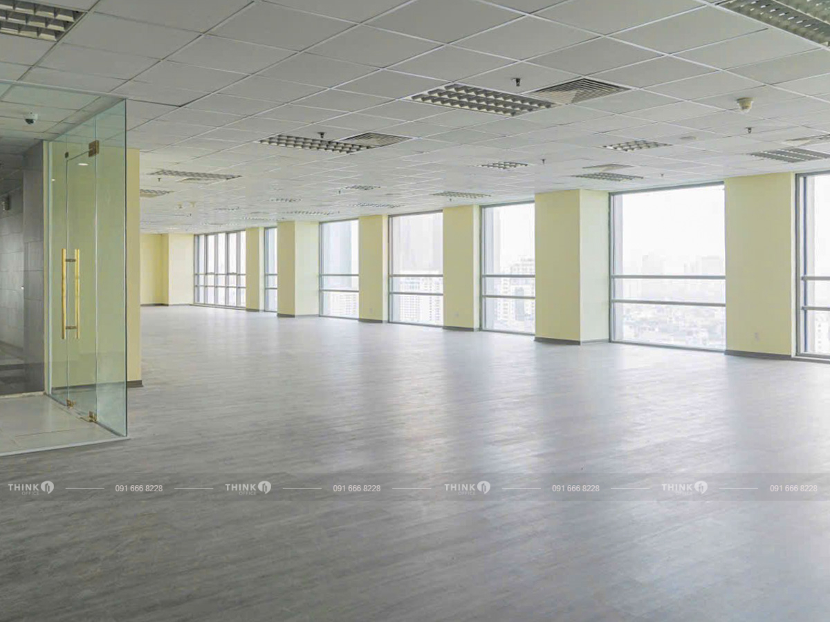 Mặt bằng văn phòng điển hình cho thuê Icon4 Tower