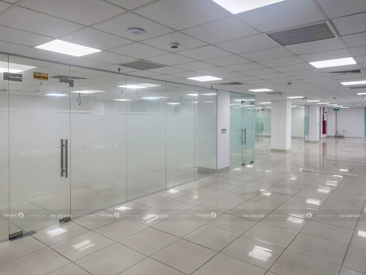 Mặt bằng văn phòng điển hình cho thuê toà nhà ICT Building 19 Lê Thanh Nghị