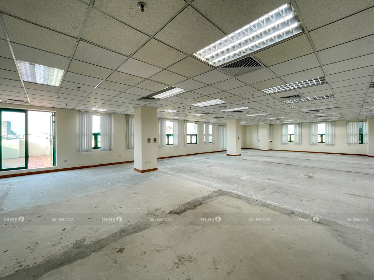Mặt bằng văn phòng điển hình cho thuê toà nhà King Building