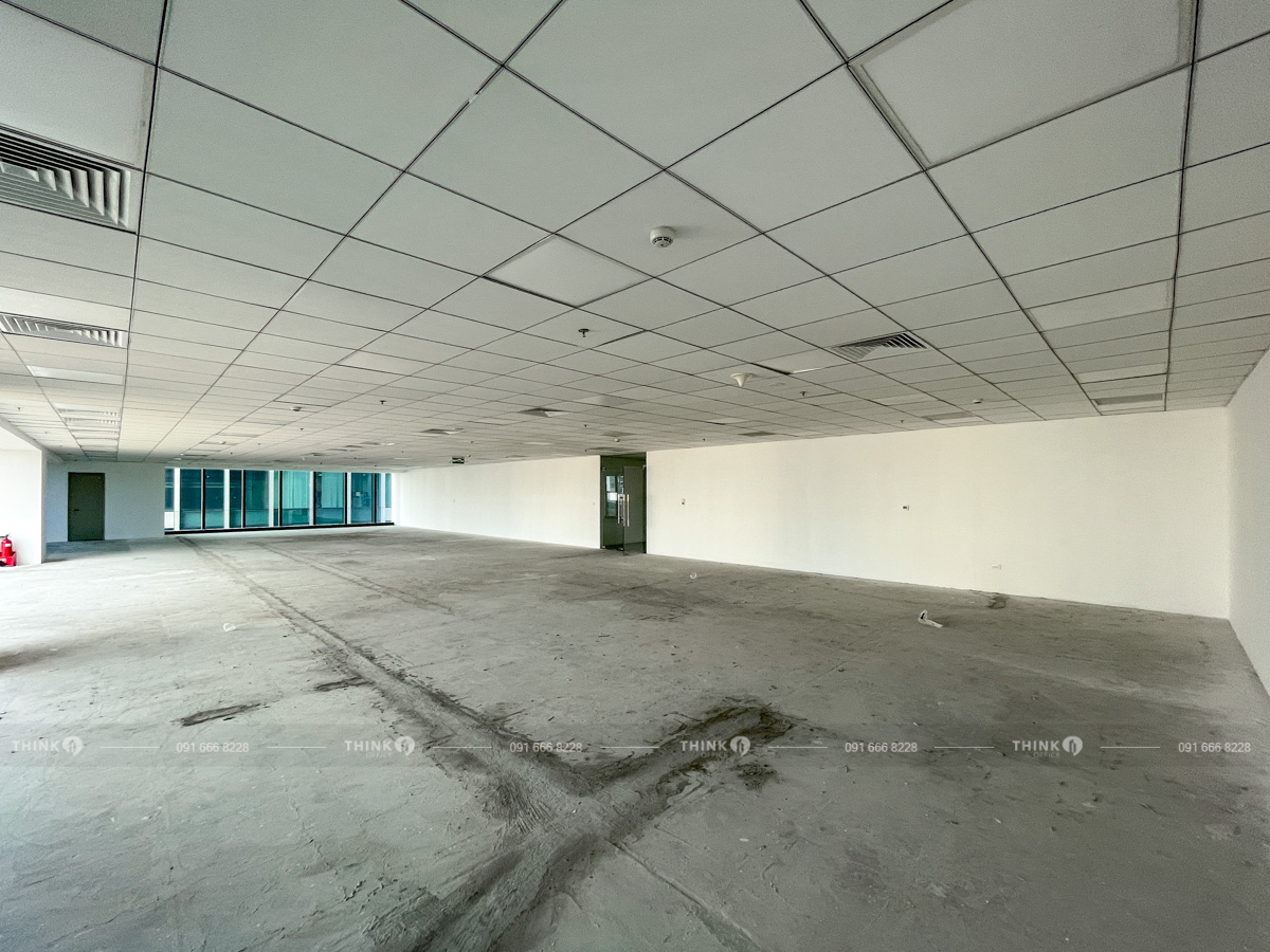 Mặt bằng văn phòng điển hình cho thuê toà nhà Peakview Tower Hoàng Cầu