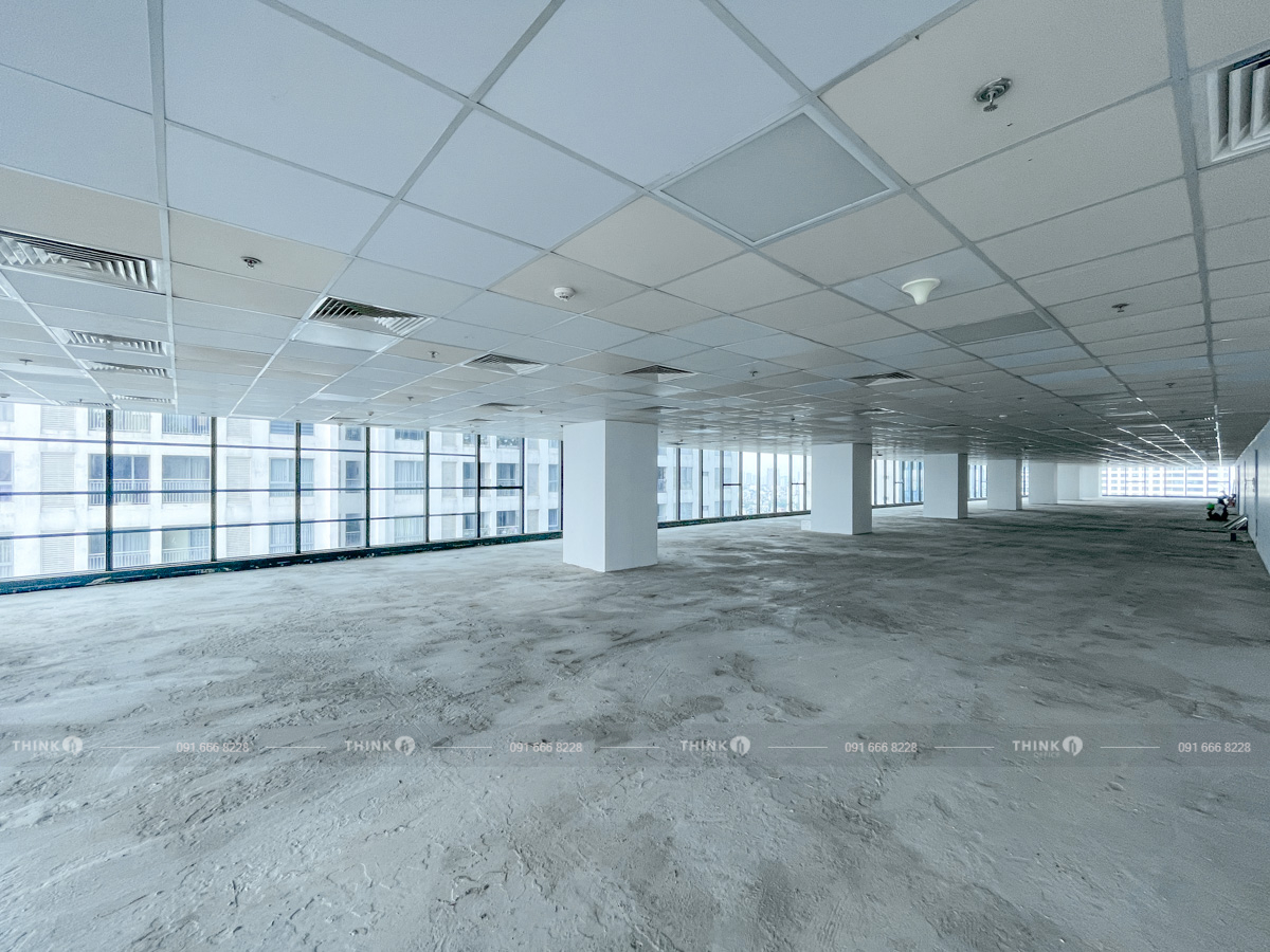 Mặt bằng văn phòng điển hình cho thuê toà nhà Rox Tower