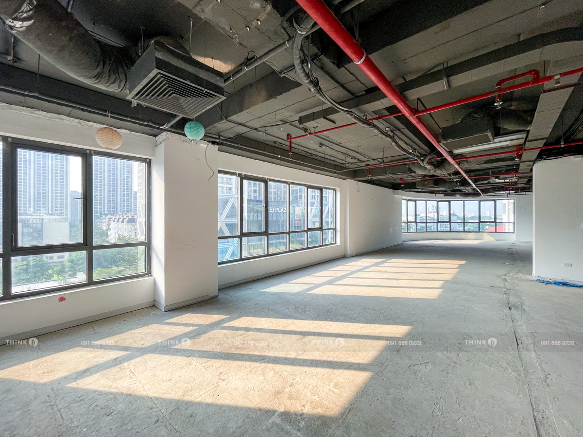 Mặt bằng văn phòng điển hình cho thuê toà nhà Sun Square