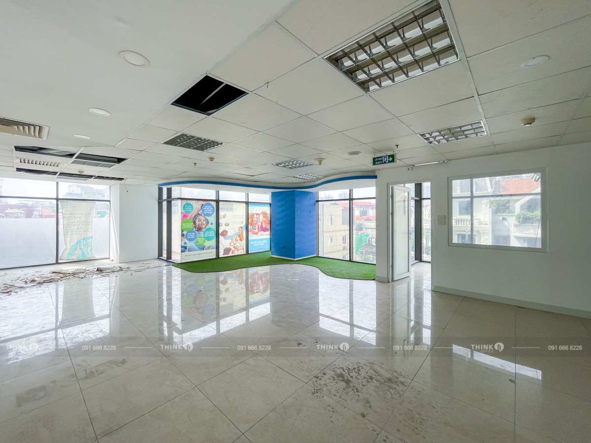 Mặt bằng văn phòng điển hình cho thuê toà nhà VNT Tower