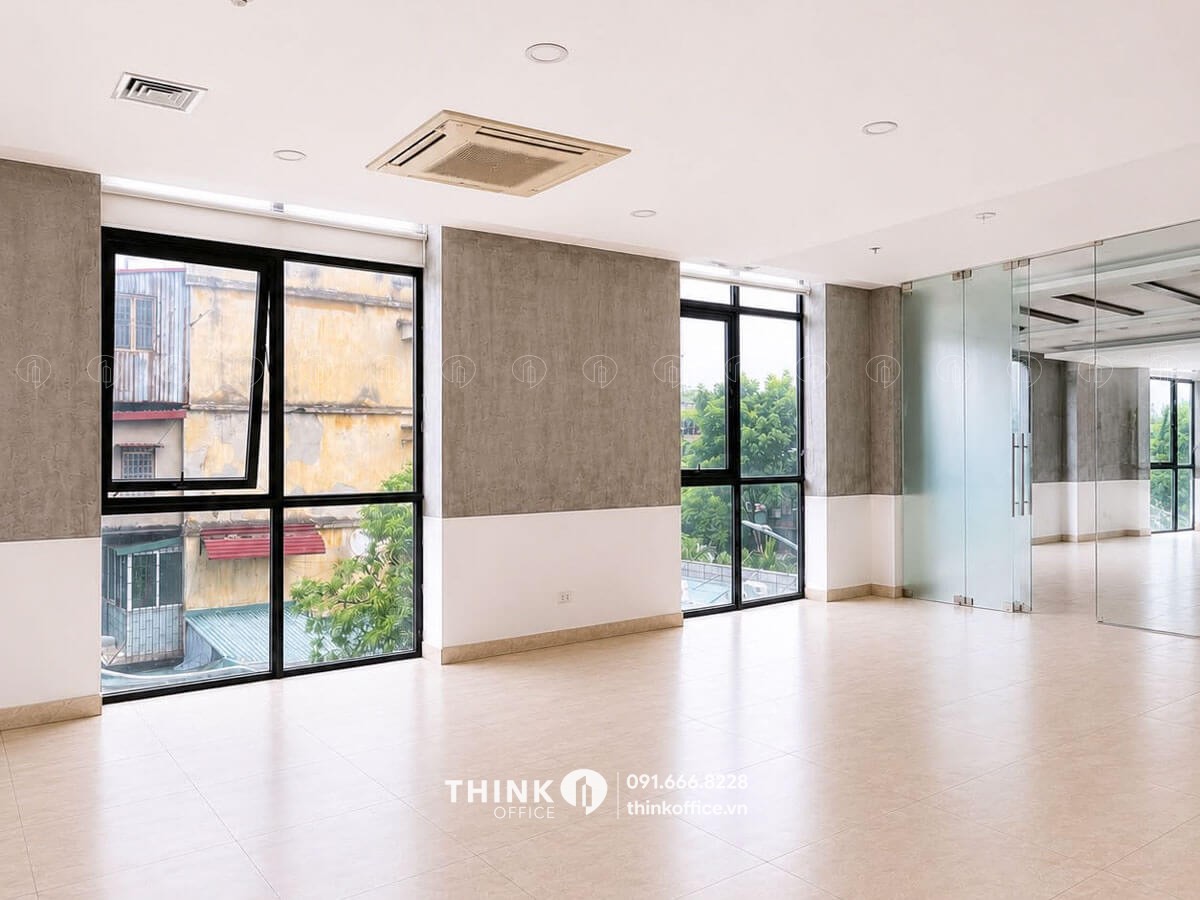 Sàn văn phòng điển hình tại toà nhà D2 Giảng Võ