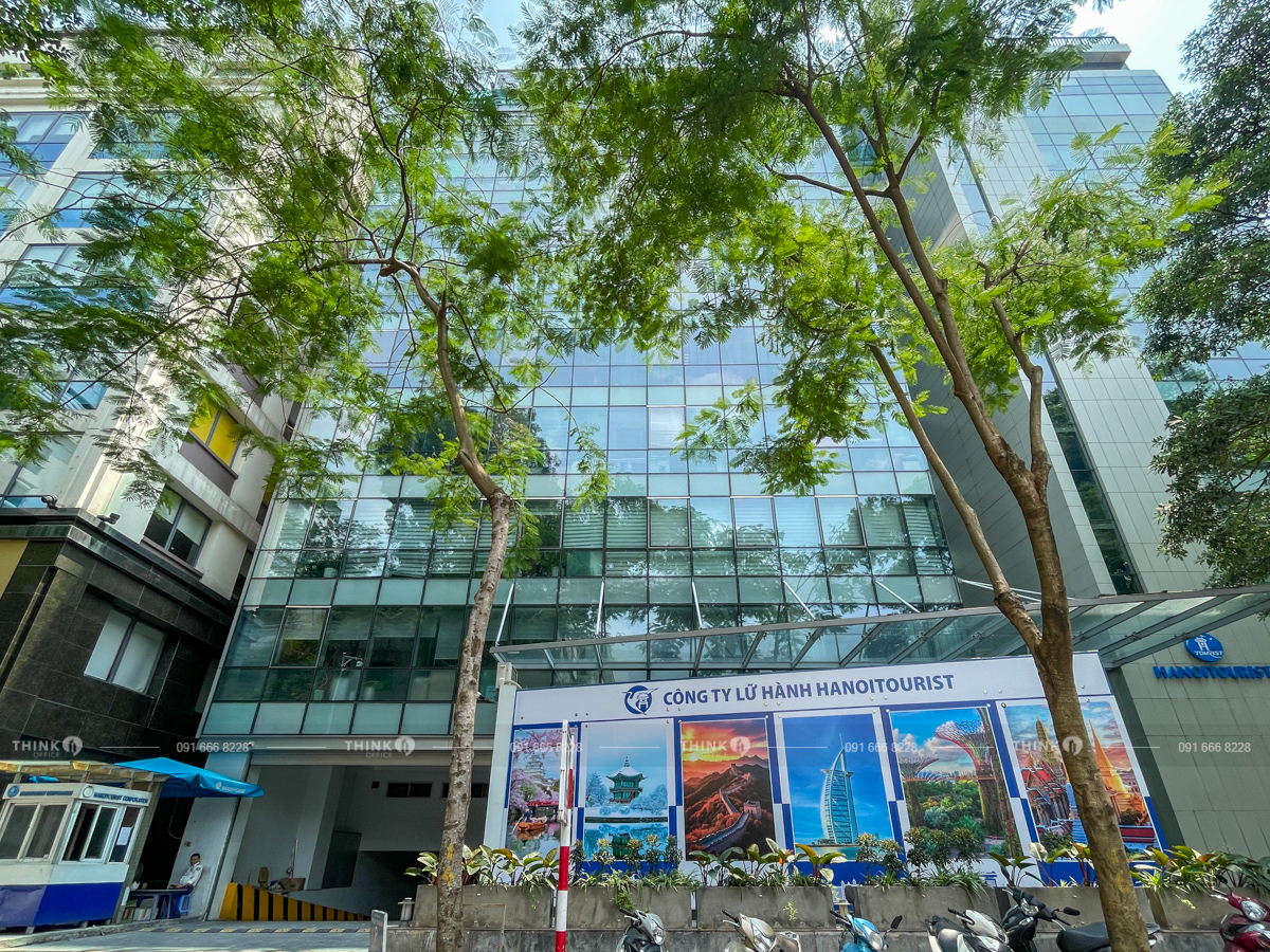 Mặt sau toà nhà Hanoi Tourist Building