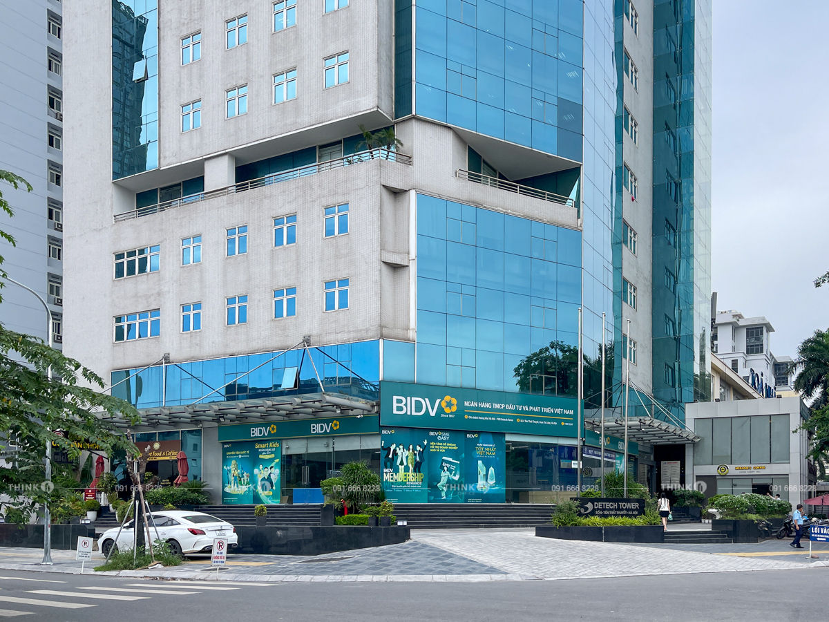 Mặt tiền toà nhà Detech Tower Tôn Thất Thuyết