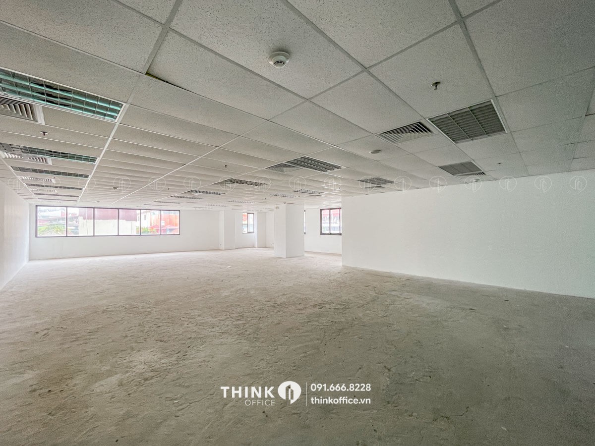 Mặt bằng văn phòng điển hình tòa nhà VP Bank số 5 Điện Biên Phủ