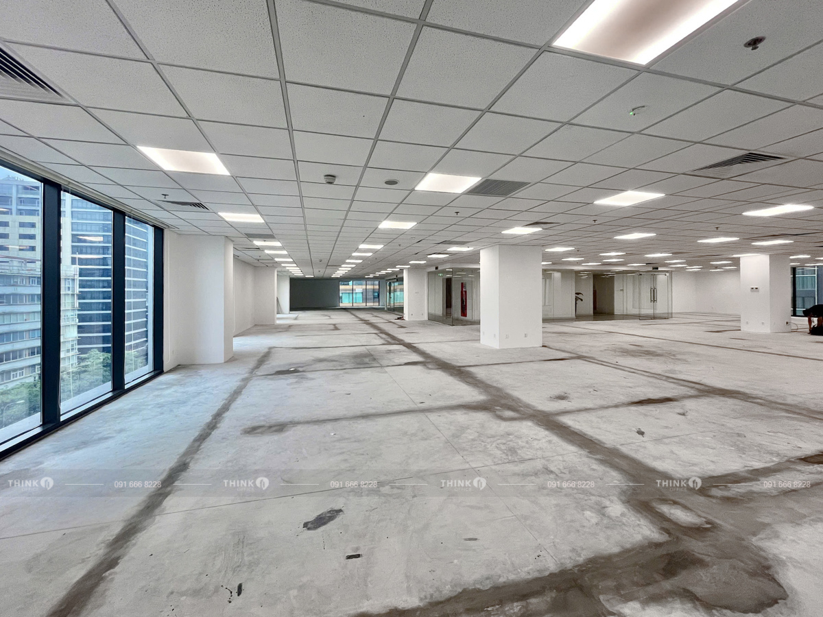 Sàn văn phòng trống điển hình IDMC Duy Tân Building
