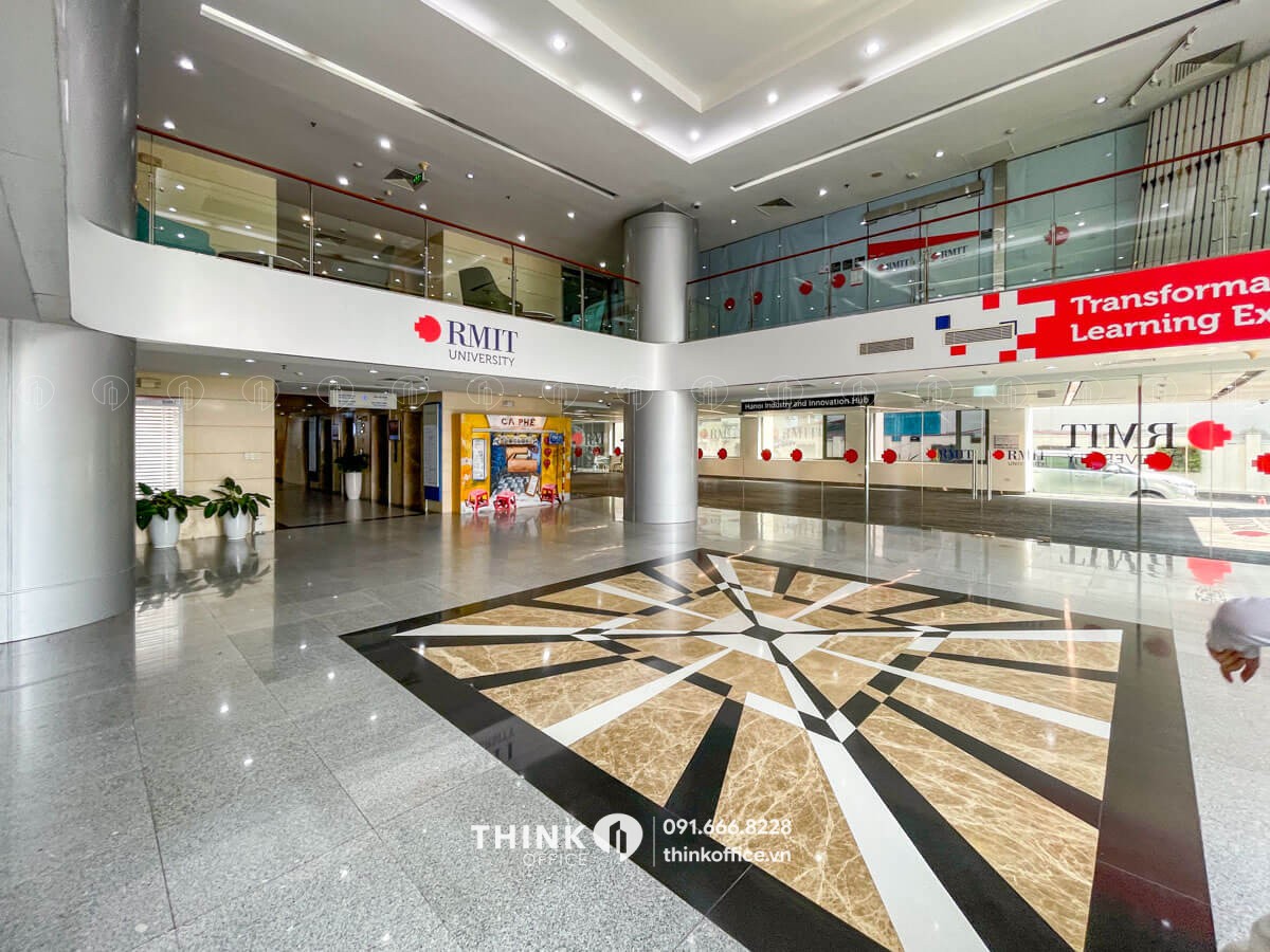 Khu vực sảnh tháp B toà nhà Handiresco Tower Kim Mã