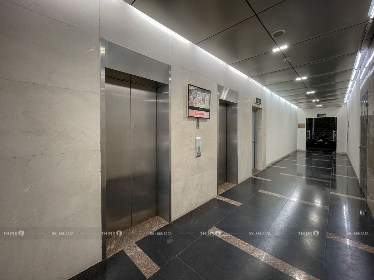 Sảnh thang máy toà nhà AC Building Duy Tân