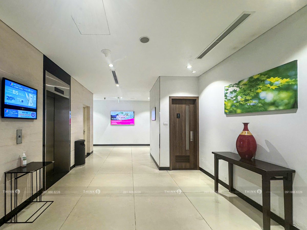 Sảnh thang máy văn phòng IDMC Mỹ Đình Building