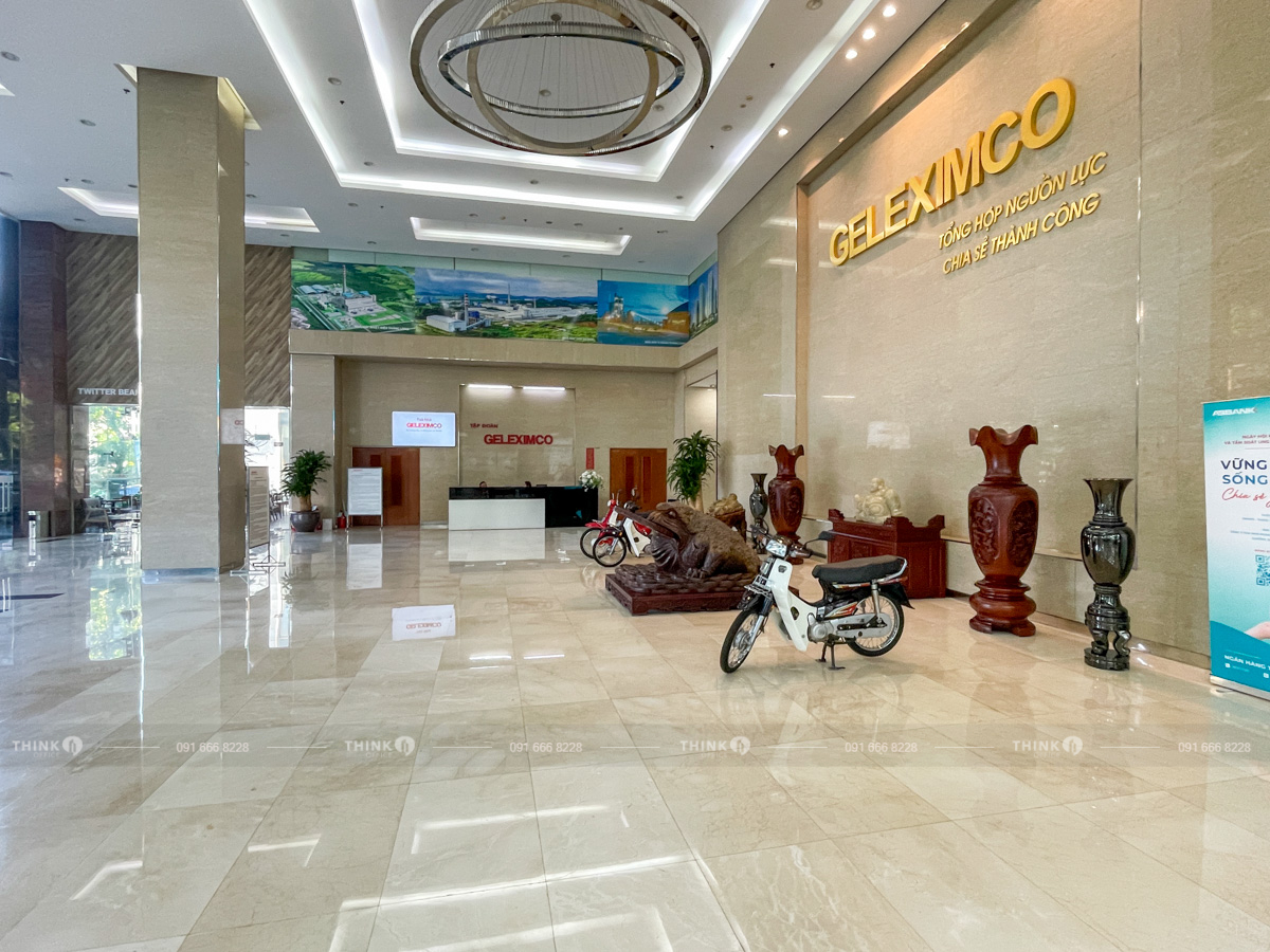 Sảnh toà nhà Geleximco Building Hoàng Cầu
