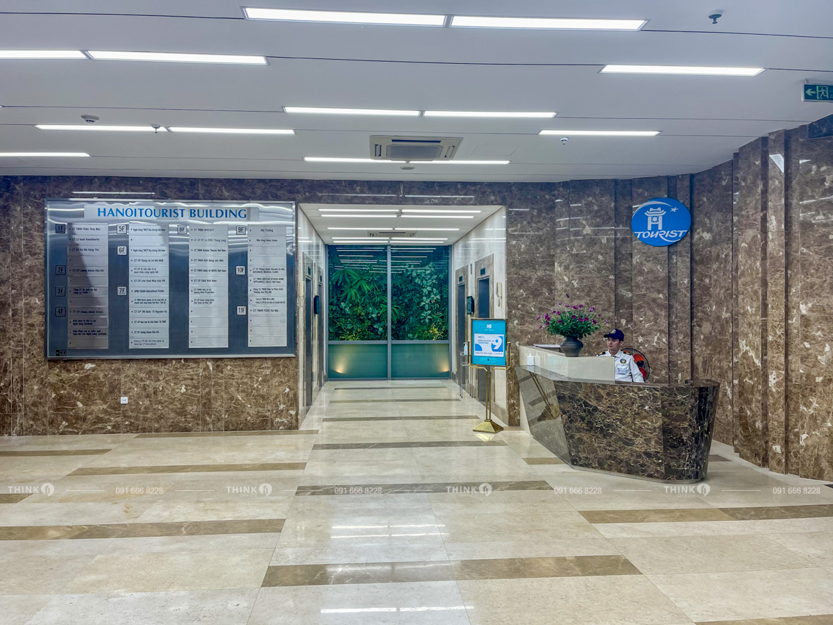 Sảnh toà nhà Hanoi Tourist Building Lý Thường Kiệt