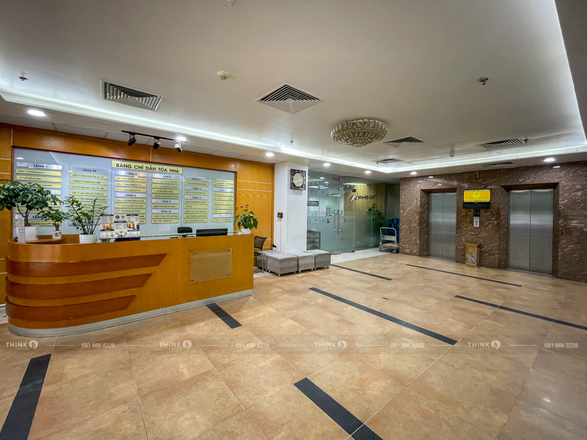 Sảnh toà nhà Hoàng Linh Building Duy Tân
