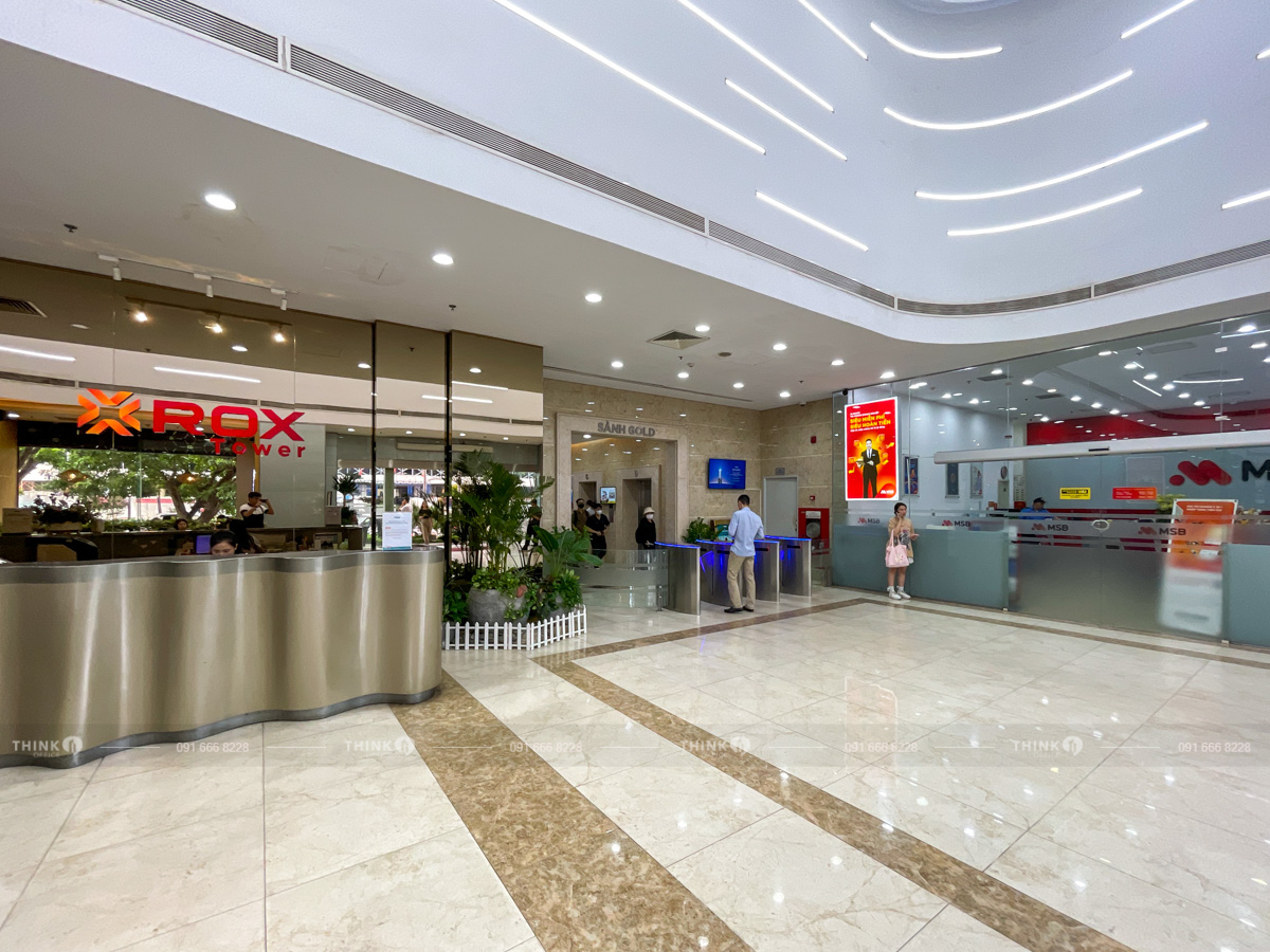 Sảnh toà nhà Rox Tower Nguyễn Chí Thanh