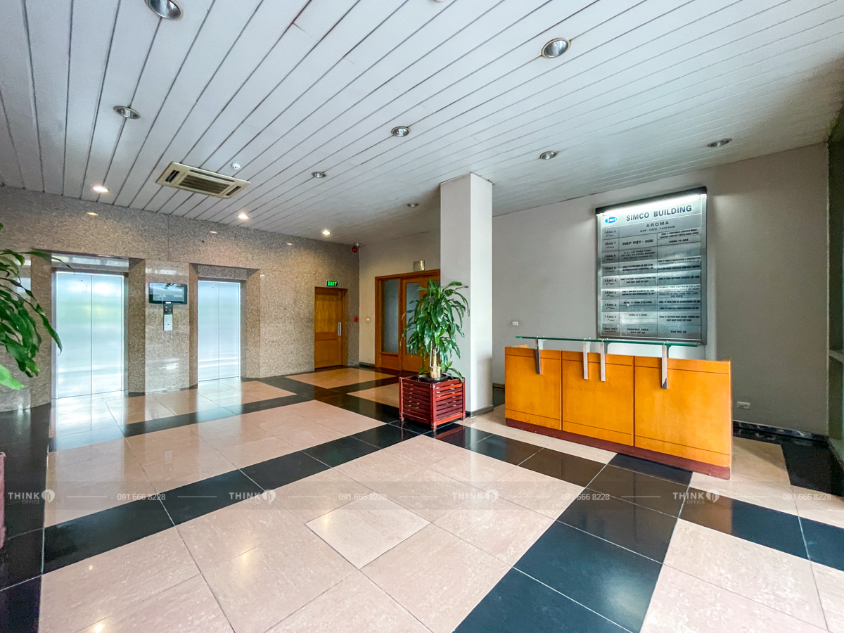 Sảnh toà nhà Simco Building Phạm Hùng