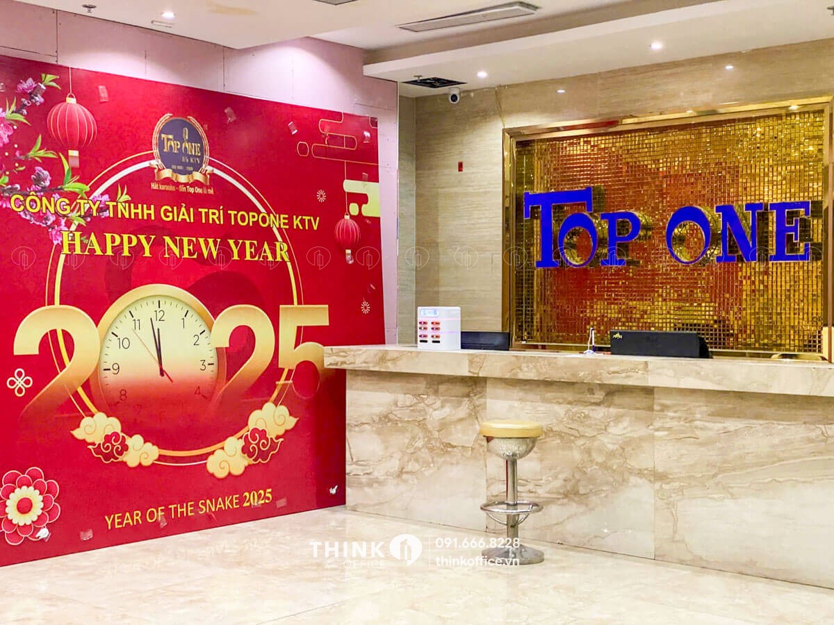 Khu vực lễ tân toà nhà VK Building