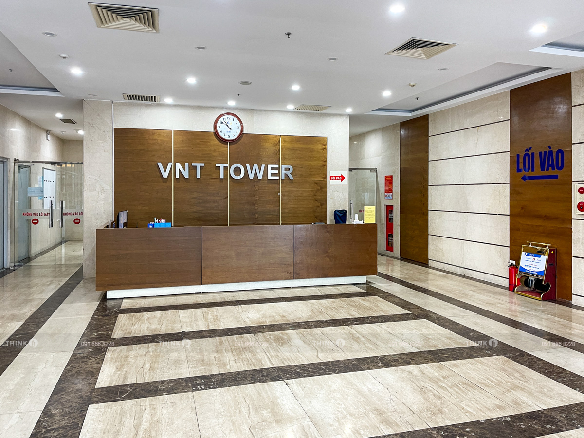 Sảnh toà nhà VNT Tower