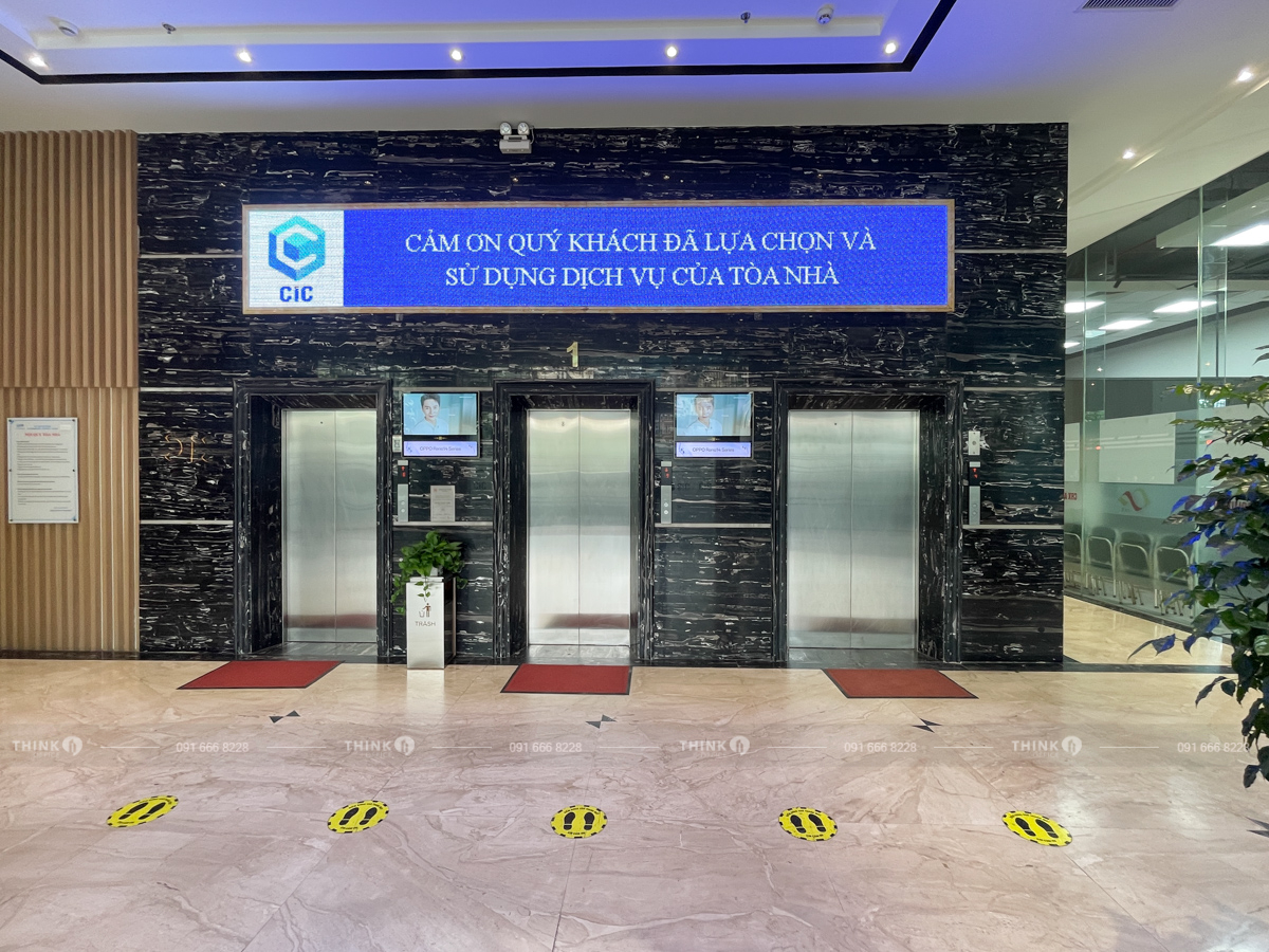 Sảnh văn phòng toà nhà CIC Tower