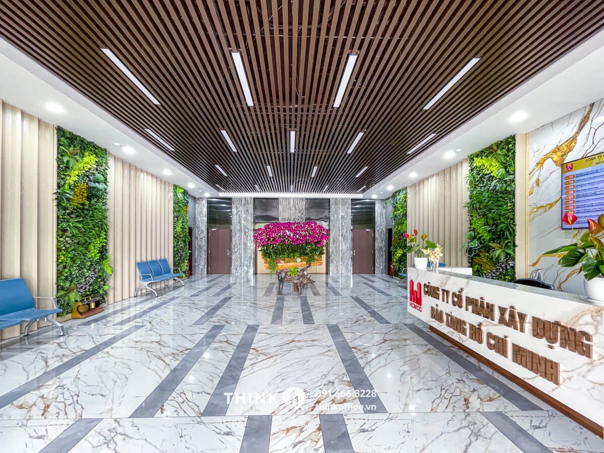 Sảnh văn phòng toà nhà HCMCC Tower