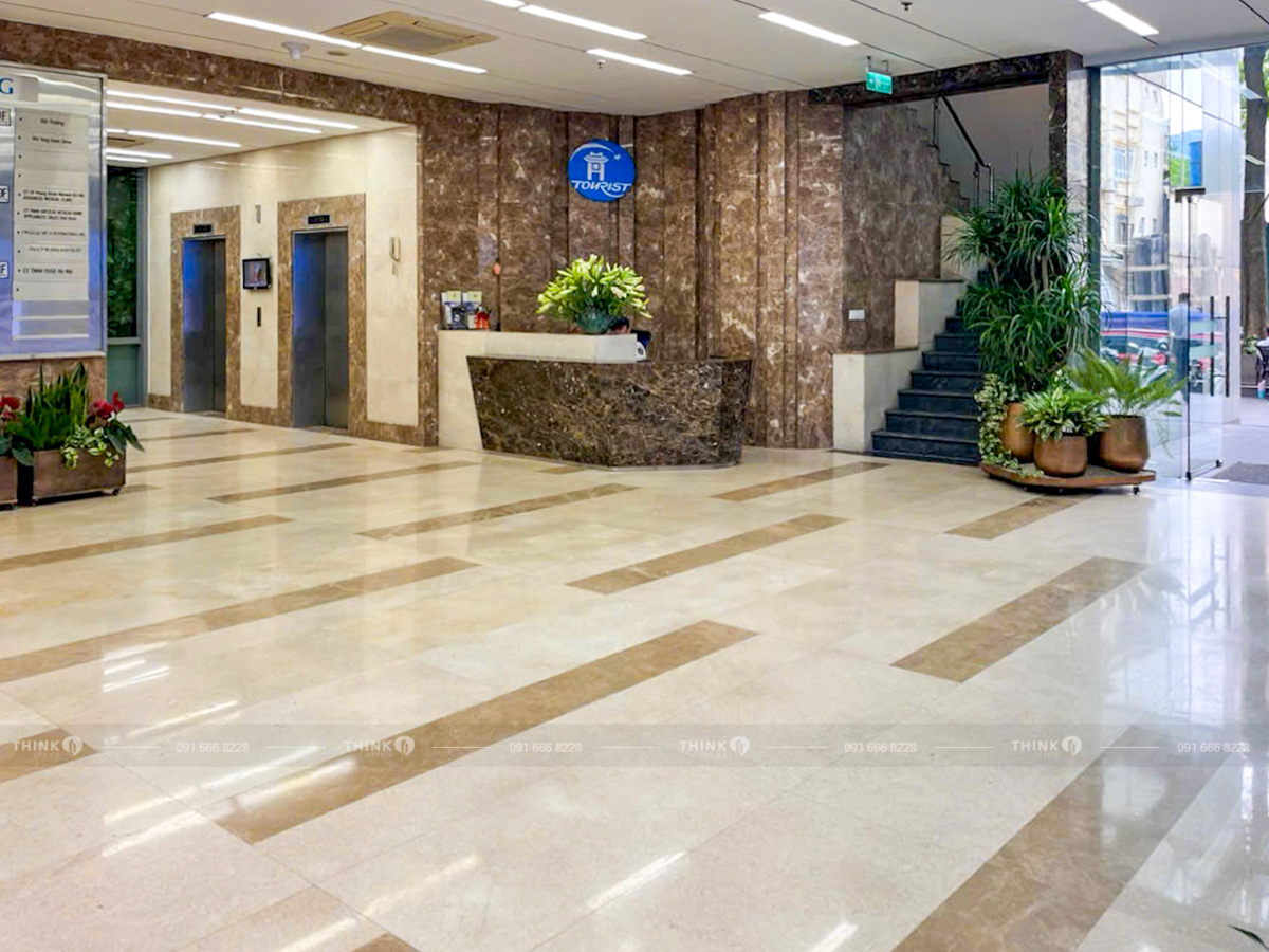 Sảnh văn phòng toà nhà Hanoi Tourist Building Lý Thường Kiệt
