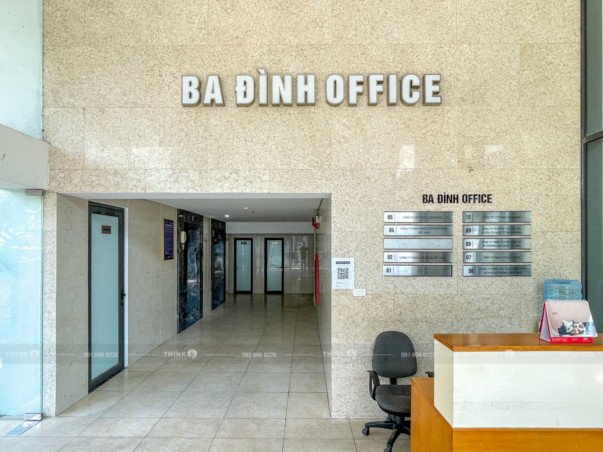 Sảnh văn phòng toà nhà ICT Building Lê Thanh Nghị