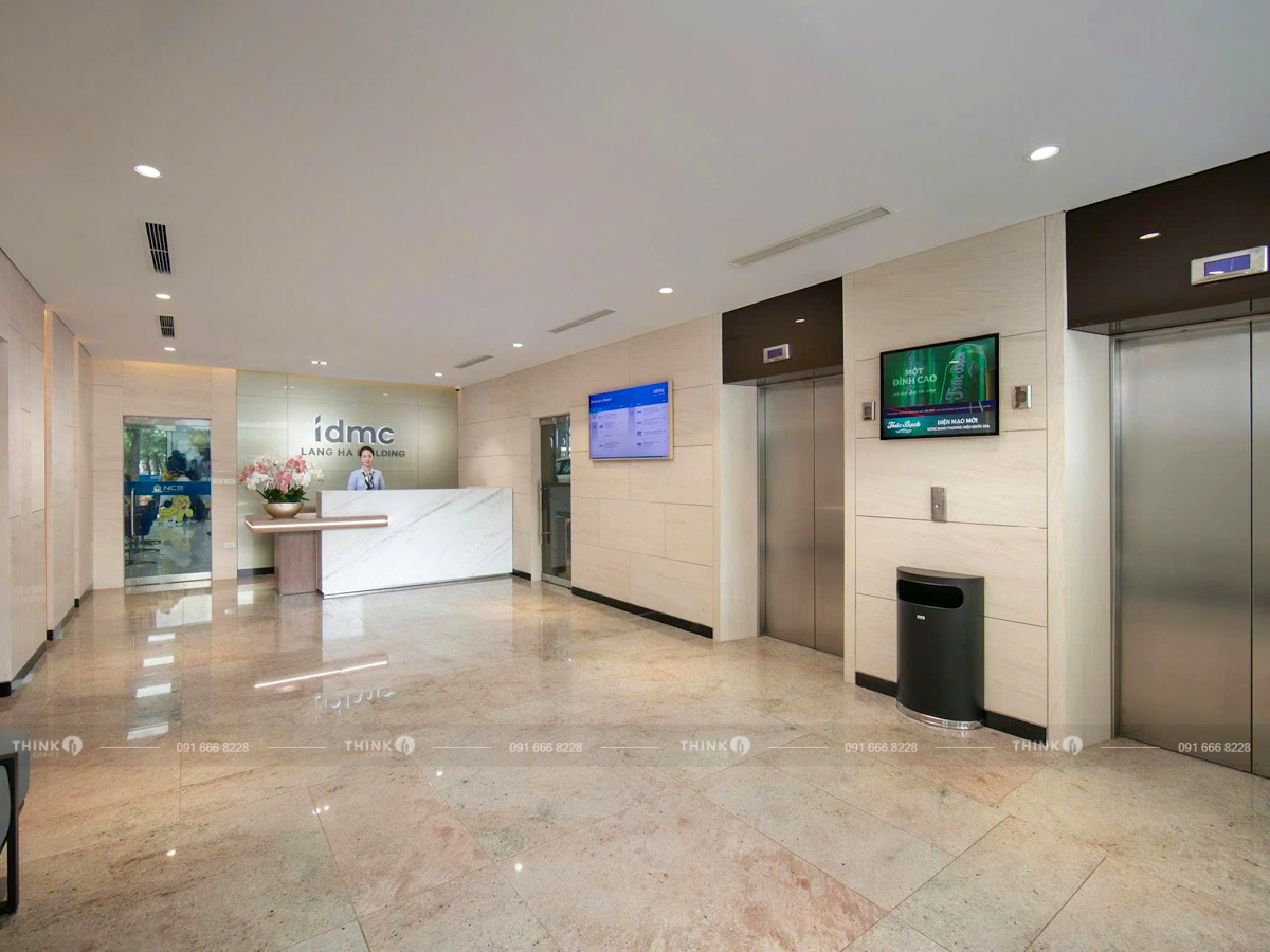 Sảnh văn phòng toà nhà IDMC Láng Hạ Building
