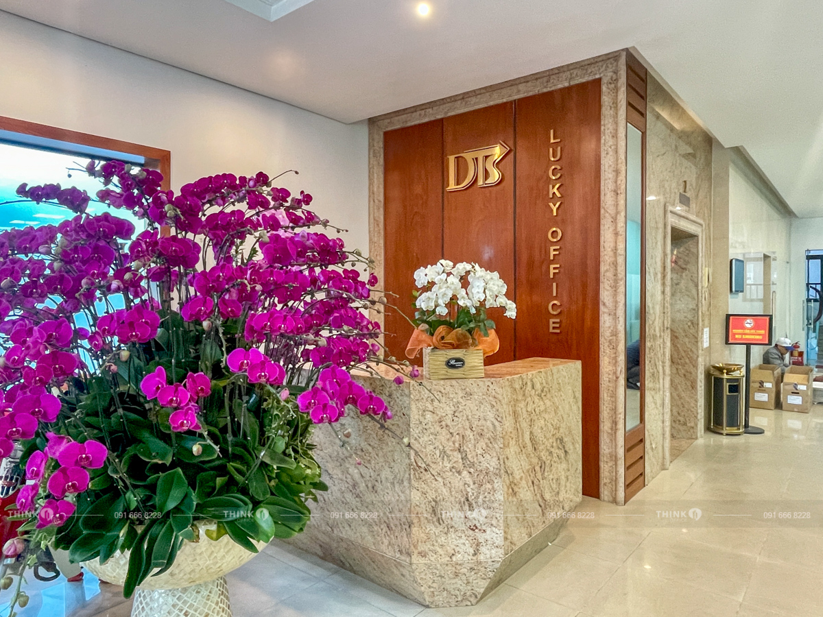 Sảnh văn phòng toà nhà Lucky Building Trần Thái Tông