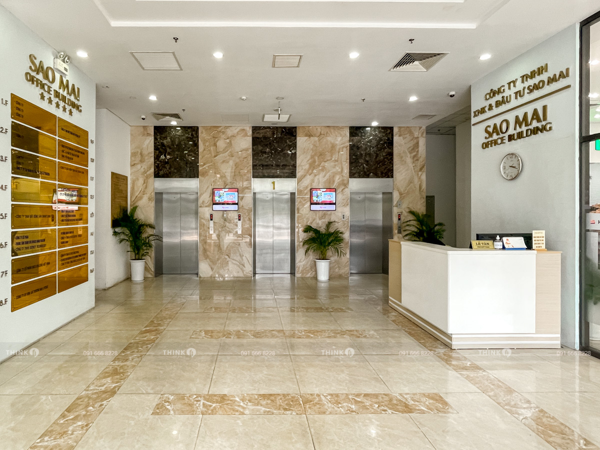 Sảnh văn phòng toà nhà Sao Mai Building