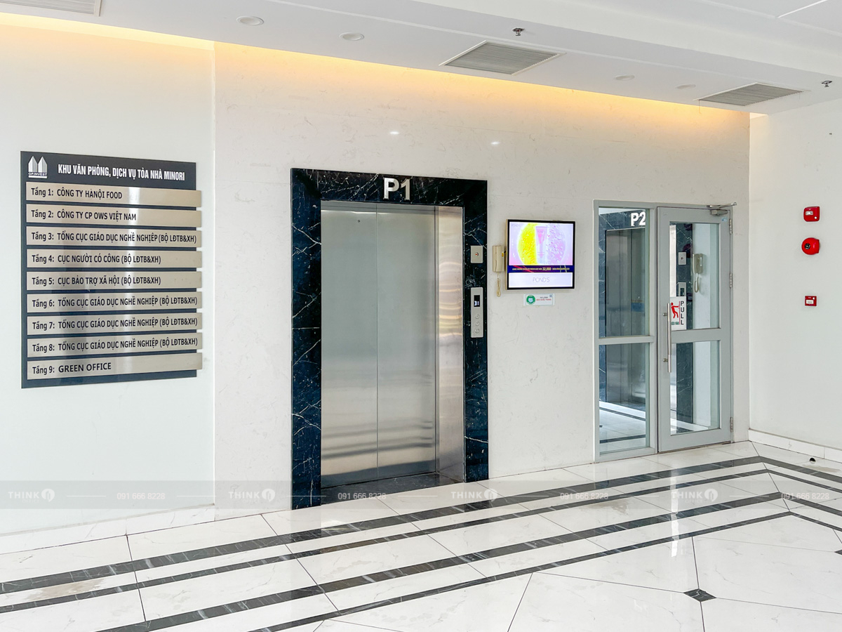 Thang máy văn phòng toà nhà Minori Office Trương Định