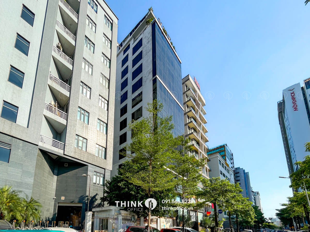 Mặt bên phía bên ngoài nhà VMT Building 86 Duy Tân