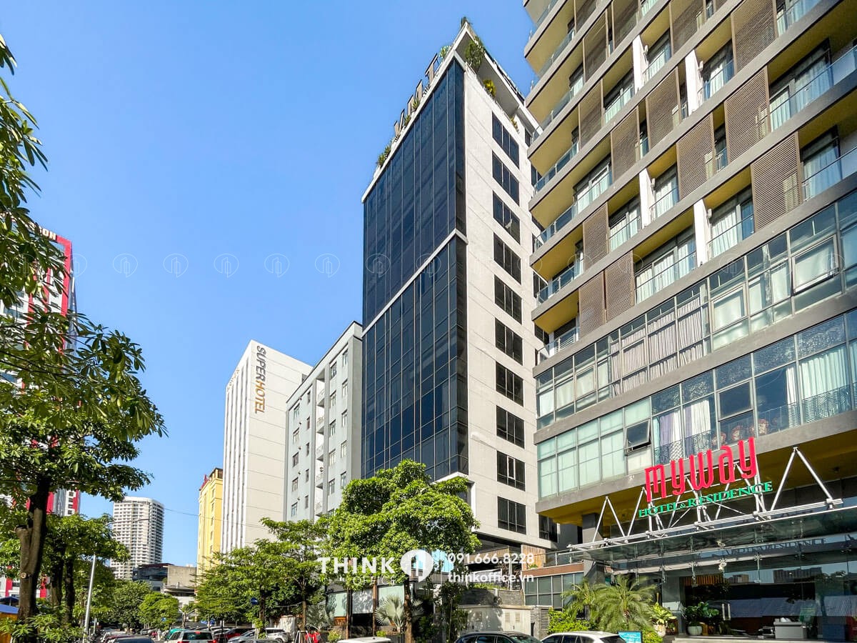 Mặt bên toà nhà VMT Building Duy Tân
