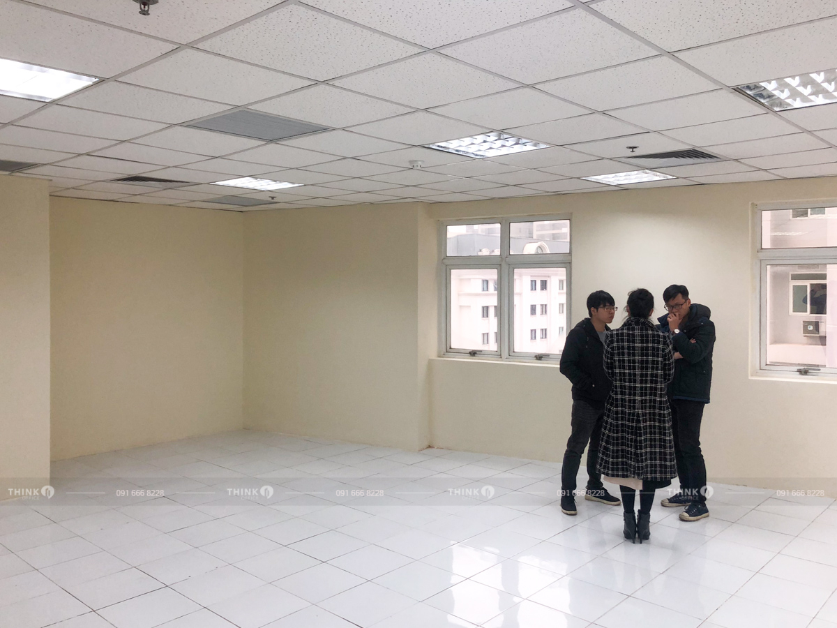 Văn phòng trống điển hình Detech Tower Tôn Thất Thuyết