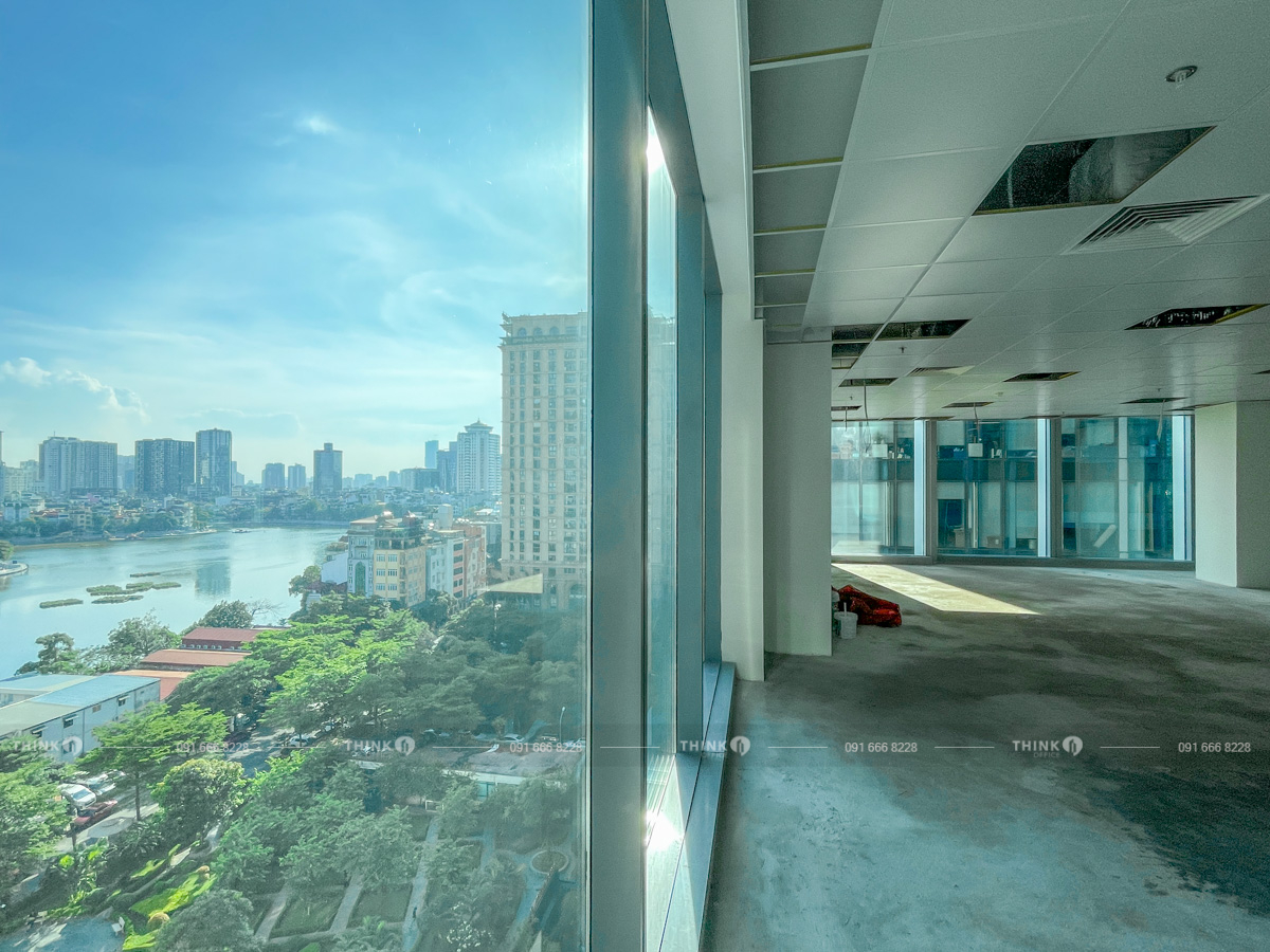 View văn phòng điển hình Geleximco Building Hoàng Cầu