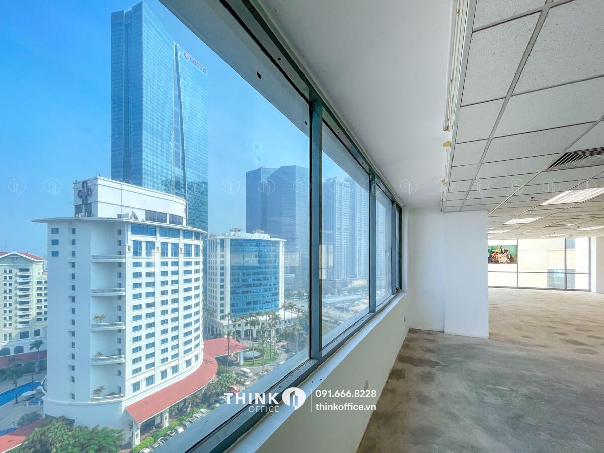 View văn phòng điển hình toà nhà Handiresco Tower 521 Kim Mã