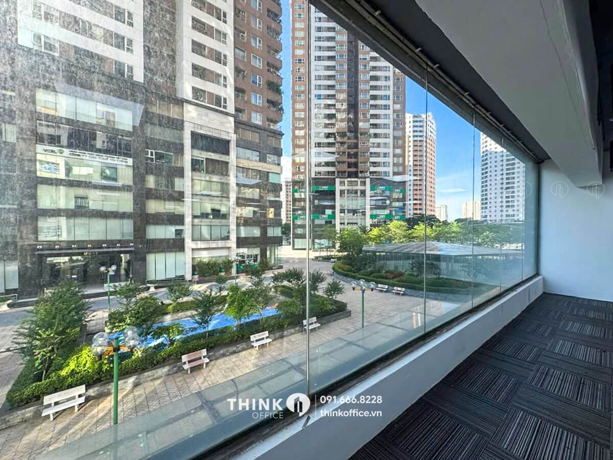 View văn phòng điển hình toà nhà N05 Hoàng Đạo Thúy