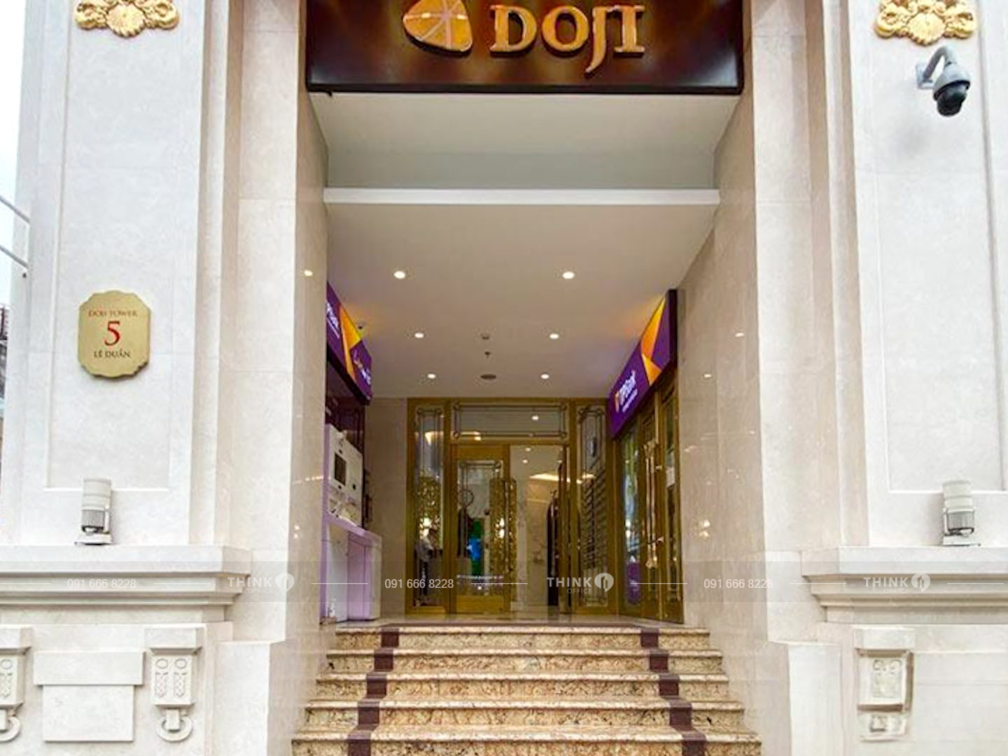 Lối vào văn phòng toà nhà Doji Tower Lê Duẩn