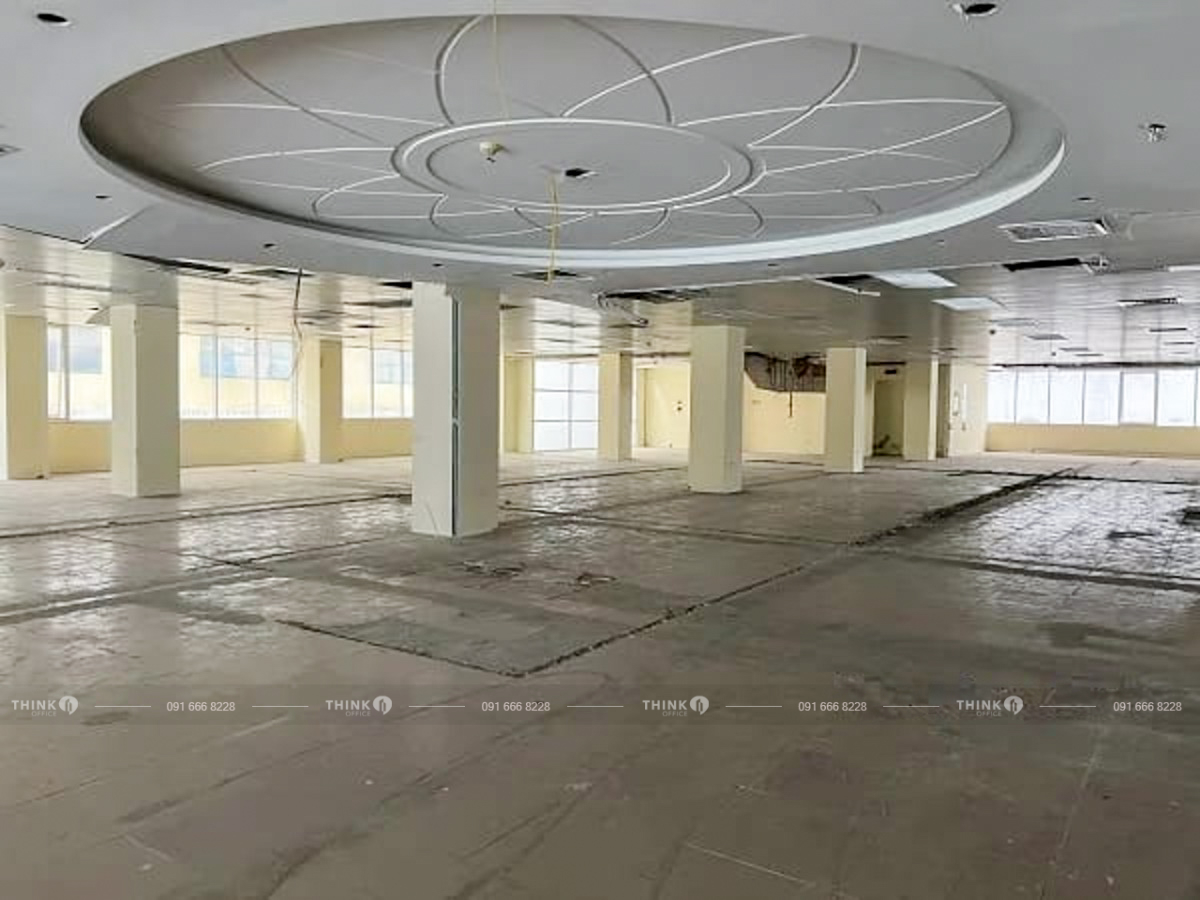 Diện tích cho thuê điển hình toà nhà Công Đoàn Yết Kiêu