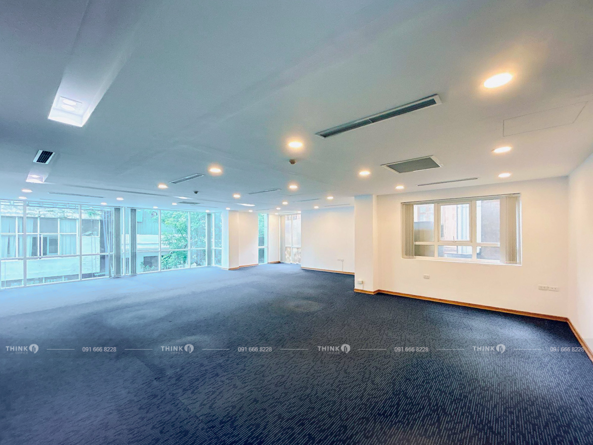 Diện tích văn phòng cho thuê điển hình Trần Gia Building
