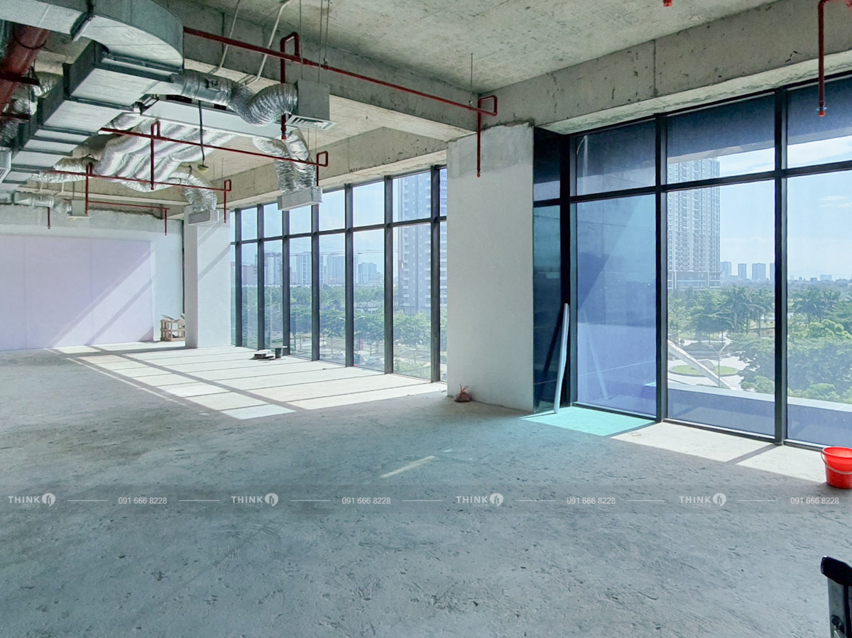 Diện tích văn phòng cho thuê điển hình toà nhà N03 T1 Ngoại Giao Đoàn