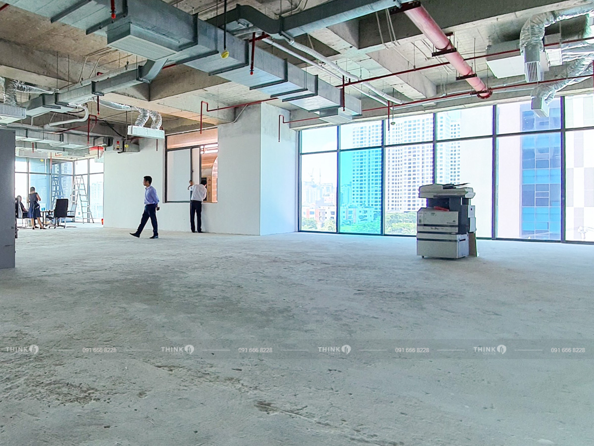 Diện tích văn phòng điển hình cho thuê N03 T1 Ngoại Giao Đoàn