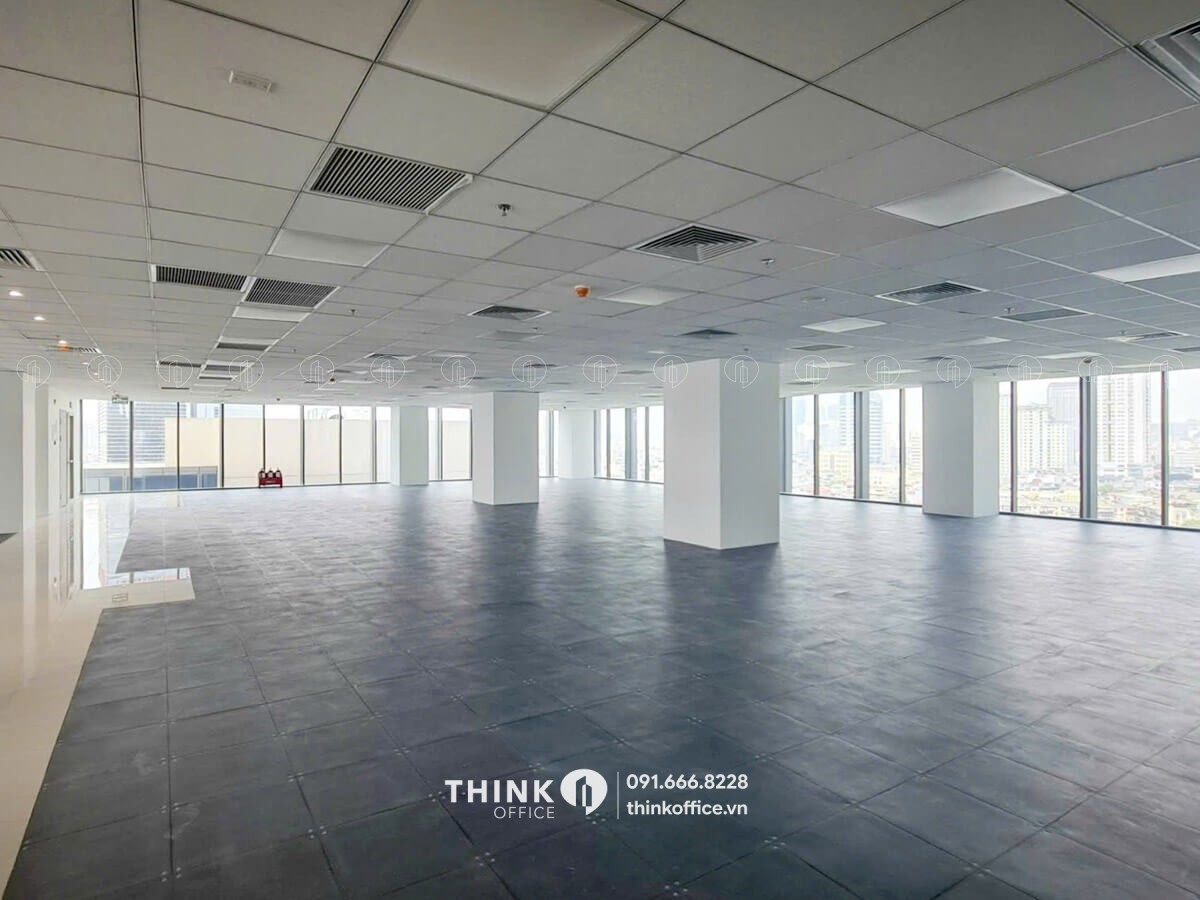 Diện tích văn phòng điển hình cho thuê toà nhà BRG Diamond Park Plaza