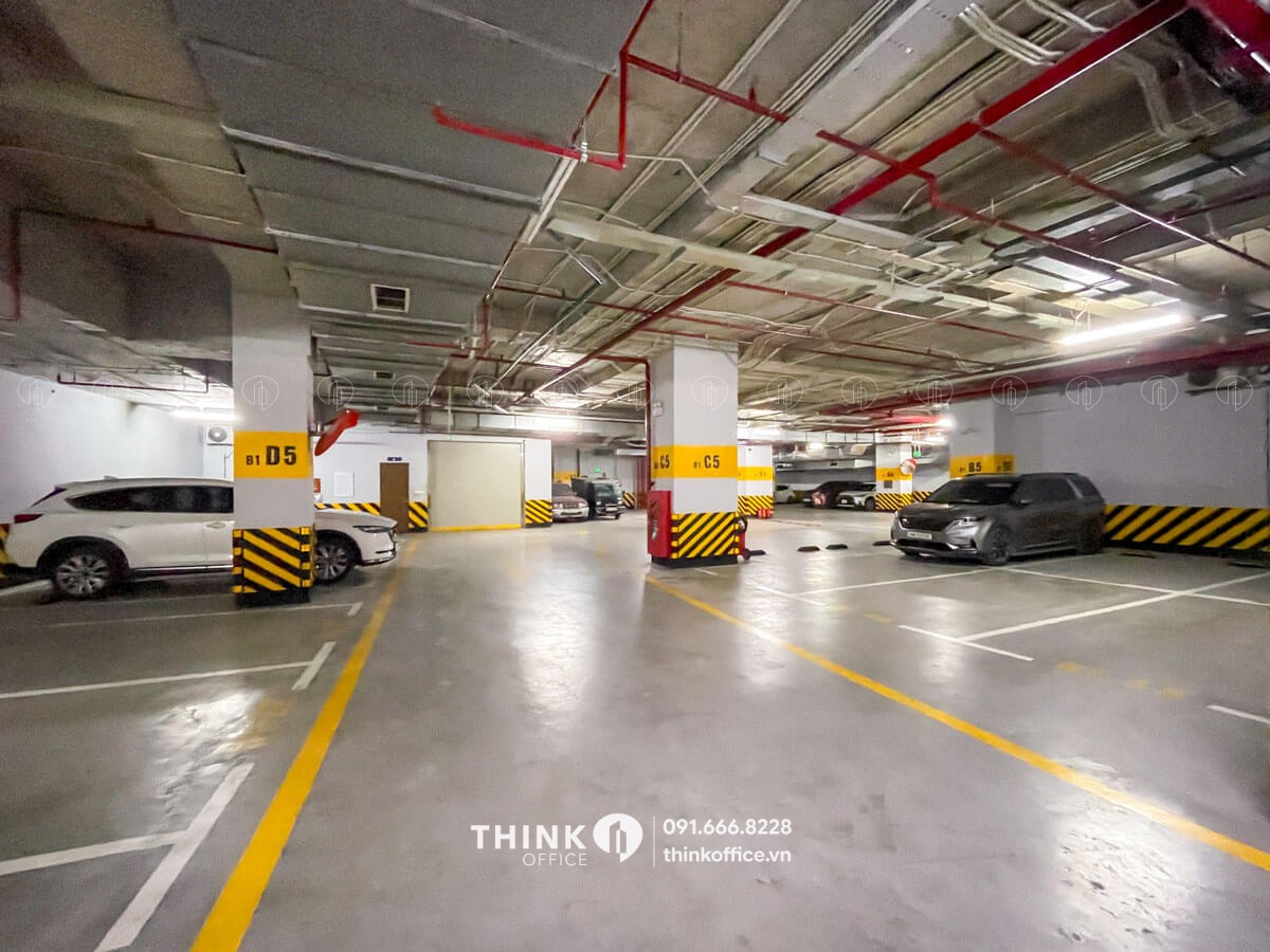 Hầm để xe chuyên nghiệp tại toà nhà Discovery Central Trần Phú