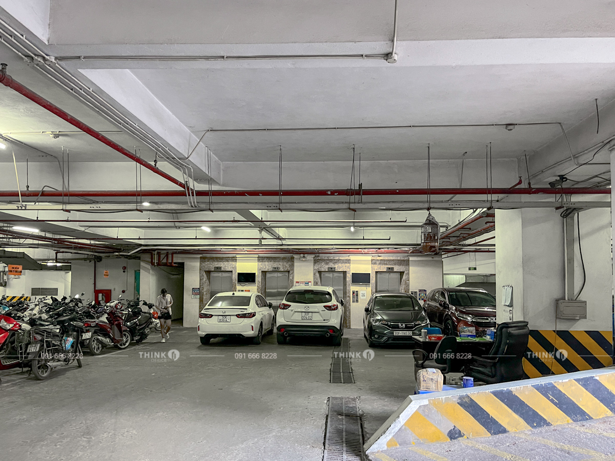 Hầm để xe Việt Á Tower