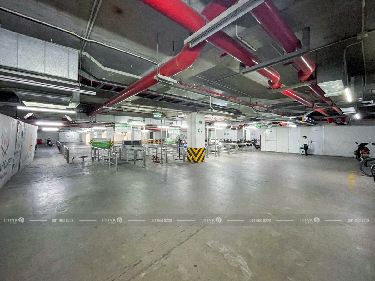 Hầm để xe Vinhomes West Point