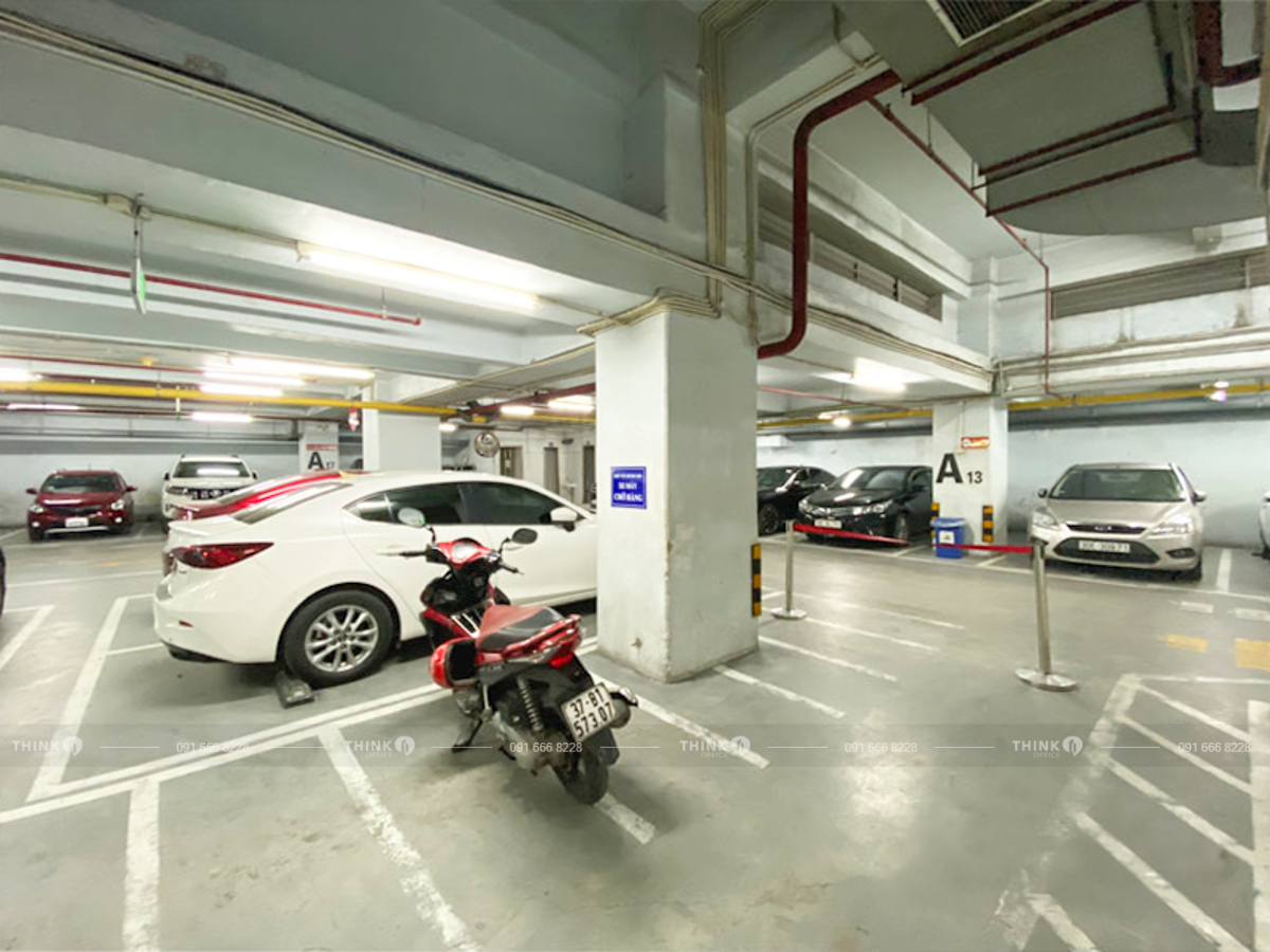 Hầm để xe toà nhà Capital Tower Trần Hưng Đạo